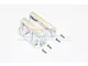 Two silver aluminium RC servo protectors with four small mounting screws on a white background.