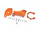 GPM Orange Aluminium Motor Mount w/ Heat Sink Fins 3Pcs TXMS018-OR