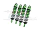 GPM Green Aluminium Front & Rear Shock Set 4Pcs SLE128143-G-BK