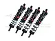 GPM Black Aluminium Front & Rear Piggyback Shock Set 4Pcs SLE128143/LA-BK-BK