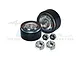 GPM 1.3" Black Aluminium Beadlock Rims 2Pcs w/ Wheel Hexes TRX4MZSP1153-BK