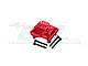 GPM Red Aluminium Differential Cover TRX4M012A-R