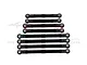 GPM Black Aluminium Turnbuckles 8Pcs TRX4M160-BK-BEBK