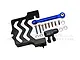 GPM Black Aluminium 25T Servo Horn & Mount Set XRT024-BK