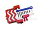GPM Red Aluminium 25T Servo Horn & Mount Set XRT024-R