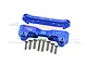 GPM Blue Aluminium Front Suspension Arm Hinge Pin Retainer Set MAKX008A-B