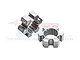 GPM Silver Aluminium 24mm Wheel Hexes 2Pcs TXM010/10MMN-S