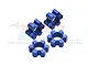 GPM Blue Aluminium 24mm Wheel Hex 4Pcs TXM010/10N/2-B