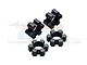 GPM Black Aluminium 24mm Wheel Hex 4Pcs TXM010/10N/2-BK