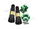 GPM Hardened Steel Universal CVD Joints 2Pcs w/ Green Aluminium Wheel Hexes Set TXM8+1210/JT-G