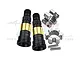 GPM Hardened Steel Universal CVD Joints 2Pcs w/ Silver Aluminium Wheel Hexes Set TXM8+1210/JT-S