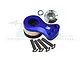 GPM Blue Aluminium 25T Servo Horn SH025TM/MN-B