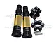GPM Black Hardened Steel Universal CVD Joints 2Pcs w/ Black Aluminium Wheel Hexes Set TXM8+2410/JT-BK