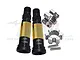 GPM Black Hardened Steel Universal CVD Joints 2Pcs w/ Silver Aluminium Wheel Hexes Set TXM8+2410/JT-S