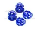 GPM Blue Aluminium Wheel Locks 4Pcs MAKX005A-B