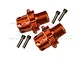 GPM Orange Aluminium 17mm (+13mm) Extended Wheel Hexes 2Pcs ARR010/+13MM-OR