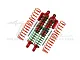 GPM Red Aluminium Adjustable Piggyback Shocks 2Pcs TXM12170-R-G