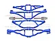 GPM Blue Aluminium Complete Suspension Arm Set ER4567-B