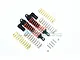 GPM Black Aluminium 102mm Rear Adjustable Piggyback Shocks 2Pcs RUS4102R/L-BK-OR