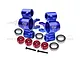 GPM Blue Aluminium Front/Rear Hub Carriers (C-Hubs) 2Pcs w/ Bearings ER021A-B