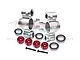 GPM Silver Aluminium Front/Rear Hub Carriers (C-Hubs) 2Pcs w/ Bearings ER021A-S