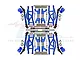 GPM Blue Aluminium Complete CVD Driveshaft & Suspension Upgrade Kit TXMS100N-B