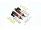 GPM Black Aluminium 87mm Front Adjustable Piggyback Shocks 2Pcs RUS4087F/L-BK-OR