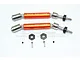 GPM Orange Aluminium Rear CVD Driveshafts 2Pcs w/ Steel Hexes SSLA1277RHA-OR