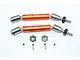 GPM Orange Aluminium Front CVD Driveshafts 2Pcs w/ Steel Hexes SSLA1280FHA-OR
