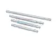 GPM Silver Aluminium Front & Rear Support Brace Bar Set MAOX025-S