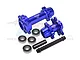 GPM Blue Aluminium Front & Rear Wheel Hub Hex Set w/ Larger Inner Bearings MX0067-B