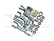 GPM Grey Aluminium Steering Bellcrank/Drag Link Assembly w/ Servo Saver TXM048N-GS