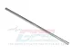 A silver aluminium centre driveshaft for RC cars, featuring GPM branding and 7075 material marking, isolated against a white background.