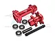 GPM Red Aluminium Front & Rear Wheel Hub Hex Set w/ Larger Inner Bearings MX0067-R