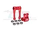 GPM Red Aluminium Hub Carrier (C-Hub) & Pull Rod Set w/ Larger Inner Bearings MX030-R