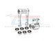 GPM Silver Aluminium Hub Carrier (C-Hub) & Pull Rod Set w/ Larger Inner Bearings MX030-S