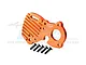 GPM Orange Aluminium Motor Plate ER2018N-OR