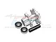 GPM Silver Aluminium Front Wheel Hub Hex w/ Larger Inner Bearings MX006-S