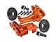 GPM Orange Aluminium Front & Rear Upper Bulkhead w/ 10T/32T Differential Gear Set XRT12131032-OR