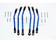 GPM Blue Aluminium Adjustable Suspension Links 6Pcs TRX4160A-B-BEBK