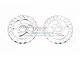GPM Silver Aluminium Brake Discs 2Pcs SB010/DISK-S