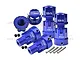 GPM Blue Aluminium 17mm (+20mm) Wheel Hex Adapters Set SCX6010+20MM-B