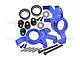 GPM Blue Aluminium Oversized Steering Hubs Set TXM021LN-B