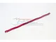 A red anodized aluminium centre brace bar for RC cars by GPM Racing, shown against a white background.