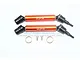 GPM Orange Aluminium & Steel Universal CVD Driveshafts 2Pcs MAG108FRS-OR