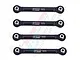 GPM Aluminium Rear Swing Arm Linkages 4Pcs - Black BBX05657-BK