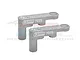 GPM Servo Mount Set - Silver BBX024-S