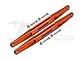 GPM Orange Aluminium Rear Lower Trailing Arms 2Pcs UDR014N-OR