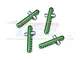 GPM Green 6061 Aluminium Front & Rear Body Posts 4Pcs MAI201FR-G