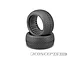 JConcepts 2.2" Ellipse Front Buggy Tyres with Foam Inserts 2Pcs - Silver Compound 3197-06